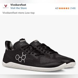 Vivo Barefoot Geo Racer Knit Textile Trainers Men's Size EUR 43M